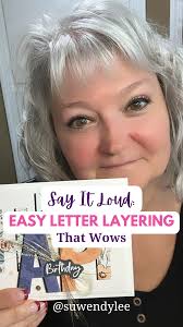 Love bold birthdays? The blog post and video break down how to layer  letters, emboss in white, add luxe chain—so it's easy to recreate for  anyone in your life. Watch, learn, and