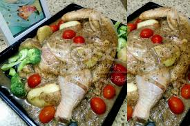 Receita de arroz cozido no vapor de frango 3. Kisar Semua Bahan Perap Untuk Seekor Ayam Panggang Black Pepper