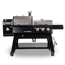 Pit Boss Kc Combo Platinum Series Wifi And Bluetooth Wood Pellet And Gas Grill Walmart Com In 2020 Gas Grill Wood Pellets Wood Pellet Grills