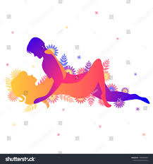 Kama Sutra Sexual Pose Glowing Triangle Stock Vector (Royalty Free)  1168628038 | Shutterstock
