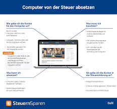 Computer und software können so künftig vollständig im jahr der anschaffung steuerlich berücksichtigt werden. Computer Von Der Steuer Absetzen So Sparen Sie Richtig