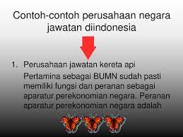 Pengertian perusahaan umum (perum) adalah salah satu jenis badan usaha milik negara (bumn) yang modalnya masih dimiliki pemerintah, namun memiliki sifat mirip dengan perusahaan jawatan. Perusahaan Negara Jawatan Perjan Ppt Download