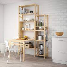 From modern and contemporary sets to a rustic feel or traditional formal tables and chairs, we offer the opportunity to customize your. Ivar 2 Sec Storage Unit W Foldable Table Ikea