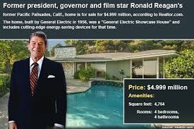 Celebrity House For Sale Ronald Reagan Celebrity Houses Ronald Reagan Celebrities