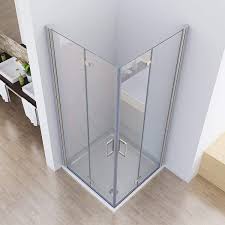 90 X 90 X 195 Cm Duschkabine Eckeinstieg Dusche Falttur 180º Duschwand Duschabtrennung Nano Glas Amaz Small Shower Room Bathroom Remodel Shower Small Bathroom
