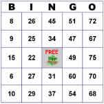 The 'free space' of this card is thematic. Step 1 For Custom Bingo Cards