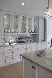Mirrored Tiles Backsplash Kitchen White Kim Kardashian Kris Jenner Style Glamorous Better D Kitchen Remodel Small Kitchen Cabinet Design Kitchen Cabinets Decor