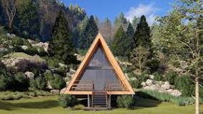 Maison en A / Kit Auto-Construction A-Frame / kit ossature bois