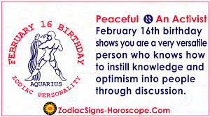 The weather will be perfect for a winter wedding and with so much love in the air, you better start planning asap because february 2021 is not far away. February 16 Zodiac Full Horoscope Birthday Personality Zsh