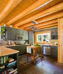 View detailed log home plans that you can modify or design your own. Chesapeake Bay Waterfront Log Home Traditional Kitchen Dc Metro By Katahdin Cedar Log Homes Houzz