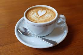 Image result for photograph of latte with heat on top