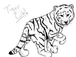 Tiger cub coloring pages coloring home. Pin On Tigres