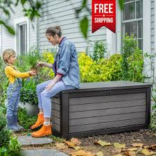 The secret to adding some personality to your outdoor space? Kinying Thicker Resin Outdoor Storage Deck Box Waterproof For Patio Furniture Cushions Garden Tools Pool Tools And Toys 60 Gallons Bathroom Storage Cabinet With Doors And Shelves Red Outdoor Storage Mesralyoum Patio Lawn
