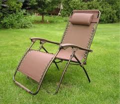 Extra Wide Zero Gravity Lawn Chair Brown Patio Recliner Patio Furniture Fabric Outdoor Chaise Lounge Chair Outdoor Rocking Chairs