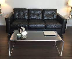 Our clear lucite waterfall rectangular coffee table is made with 3/4 thick acrylic and waterfall rounded corners, making it soft yet modern. Acrylic Coffee Waterfall Table Lucite 50 Long X 20 X 17 High X 3 4 Thick New Buy Online In United Arab Emirates At Desertcart Ae Productid 13197642