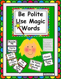 Be Polite Use Magic Words For Primary Grades From Sunshine