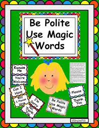 be polite use magic words for primary grades from sunshine