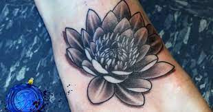 Foot Tattoos Tumblr Black Lotus Tattoo Water Lily Tattoos Realistic Flower Tattoo