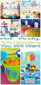 Pool Birthday Party Decorations Pool Party Crafts Pool Party Kids Pool Party Decorations