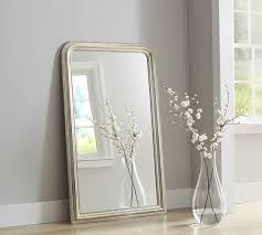 Bonaparte Silver Gilt Floor Mirror Floor Mirror Unique Home Decor Living Room Mirrors
