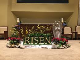 Easter Altar Church Easter Decorations Easter Decorations Christian Church Church Altar Decorations