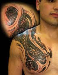 She looks like she's having a swell time, good for her! Best True 3d Dragon And Ripped Skin Tattoo For Cool Men Truetattoos