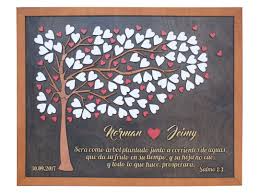 Precioso árbol de madera para que los invitados a tu boda os escriban sus buenos deseos, un recue. Cuadro Para Firmas Y Mensajes Modelo Brisas 674 Bodas Y Eventos Cr