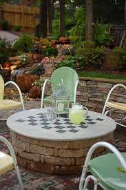 diy fire pit cover game table all things heart and home fire pit backyard backyard fire fire pit furniture