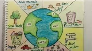 A catchy earth day slogan isn't easily forgotten. Save Earth Poster Tutorial Save Earth Save Environment Drawing Youtube