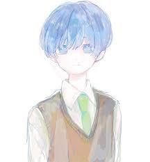 Anime Blue Hair And Boy Image Anime Blue Hair Blue Hair Anime Boy Blue Anime