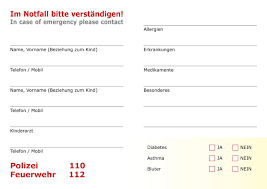 Notfallausweise Zum Download