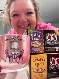 YALL! We went to eat Cajun Connection yesterday, my sweet friend had me  some prizes!!! Lisa Bozeman Tilley bought me some of MY FAVORITE coffee and  even a NEW ONE to try
