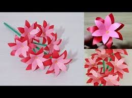 Diy Easy Paper Flowers Handmade Craft Ideas Room Decoration Youtube Paper Flowers Easy Paper Flowers Paper Flowers Diy Easy