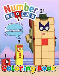 Numberblocks coloring pages number 9. Numberblocks Coloring Book Coloring Book With Fun Easy And Relaxing Coloring Pages Coloring Books For Children Hill Brandon 9798539150600 Amazon Com Books