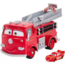 Lightning mcqueen has been tearing up the track and racing down dirty roads, so he needs a serious washing. Disney Pixar Cars Stunt Splash Red In 2021 Disney Pixar Cars Pixar Cars Disney Cars