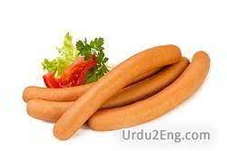 Hot dogs are just wiener sausages! Wiener Urdu Meanings