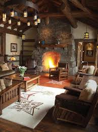 47 Extremely Cozy And Rustic Cabin Style Living Rooms Rustic Living Room Design Cabin Living Room Cabin Living