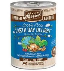 This enterprise started off as a family affair meant to provide the best dog foods for your best friend (s). Merrick Limited Edition Grain Free Earth Day Delight Canned Dog Food