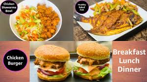 Healthy food recipes breakfast lunch dinner. 3 In 1 Healthy Breakfast Lunch And Dinner Full Day Healthy Meal Plan Youtube