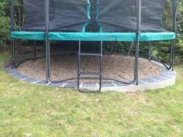 My Bespoke Solutions Trampoline Foundations Backyardtrampolineprojects Backyard Trampoline Garden Trampoline Backyard