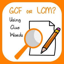 Greatest Common Factor Or Least Common Multiple Using Clues Least Common Multiple Common Multiples Greatest Common Factors