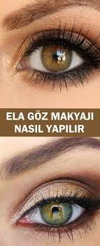 ela goz makyaji makyaj gozler goz makyaji