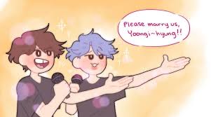 Yoonkook jeon jungkook x min yoongi. Y00bi On Twitter Still Cant Believe The Maknae Line Proposed To Yoongi O N S T A G E Bts Bangtan Btsfanart Namjoon Jin Yoongi Jhope Jimin Taehyung Jungkook Yoonkook Yoonmin Taegi Https T Co 2iifcoriss