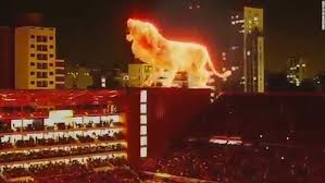 Estudiantes de la plata e>, la plata (la plata, buenos aires). Estudiantes Reopens Stadium With Flaming Lion Hologram Cnn