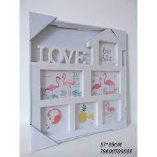 Bingkai foto gaya akan menghiasi foto anda di klik 2. Bingkai Foto Keluarga Isi 6 Jadi 1 Family Photo Frame Shopee Indonesia