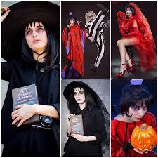 We bought red tulle from a fabric store and made a. Lydia Deetz Costume Wig Off 78 Felasa Eu