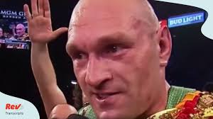 I don't know exactly why deontay wilder refused to answer questions tuesday at the kick off news conference for his third fight against heavyweight titleholder tyson fury on july 24 in las vegas. Tyson Fury Vs Deontay Wilder Post Fight Transcripts Interviews Press Conferences Rev