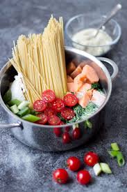 Ein Einfaches Deutsches Rezept Fur Leckere One Pot Pasta Mit Lachs Und Spinat Pasta Mit Lachs Rezepte Essen