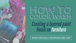 When you are creating the wash the paint is still wet and the gradation of the color will be difficult to see from one stroke to the other. How To Color Wash Easy Fast Diy Painting Paint Finishes Simple Tricks