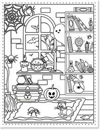 Image result for printable halloween coloring pages
